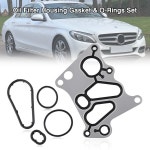 5pcs 자동차 엔진 오일 쿨러 가스켓 고무 2711840280 A 2711801010 메르세데스 호환-벤츠 호환 C250 SLK200 경우 : 베스트321에이치