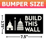 호살라(3Pcs - 7.5x3.75인치) 이 벽 분리 교회 및 주 범퍼 스티커, 미국 정치 자동차 선거 2024 트럭 미니밴 트레일러 장식, 액세서리, 가족... 