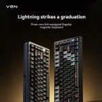 VGN Flash75 마그네틱 키보드 알루미늄 쉘 가스켓 핫 스왑 RGB RT0.8kHZ 001mm 속한 트리거  유선 게임 : 위르겐종합상사5