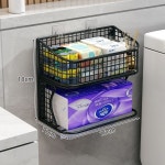 욕실 수납 선반 공중부양 후크형 변기 옆 정리대 정리함 욕실선반 화장실선반 욕실용품 코 : 매일 해피