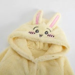 G1669 먼작귀 우사기 잠옷 2종세트 가운 수건 바지 수면 홈웨어 집들이 선물 : 쿠마네상점