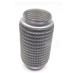 자동차 배기 파이프 머플러 매우 스틸 커플러 100mm 2 입구 304 스테인레스 200mm 튜브 120mm 300mm 인터록 인치 플렉스 길이 51 51-100mm... 