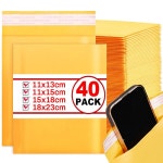 DS 99 크래프트 10PCS 메일러 선물 버블 40 비즈 봉투 사양 다양한 포장용 방수 10PA 11 13cm : 오토마이스