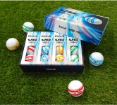 볼빅 V6 스트레이트 골프공 360도 퍼팅라인 홀인원 기념볼 동호회 기업 단체 로고 인쇄 : 펀펀골프존