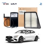 제네시스 더뉴 G70 2.5 터보가솔린 순정 오일필터+에어크리너세트 2T000/J5250 : JC필터