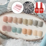 발라젤 스노우버디 벨벳젤 8종세트+탑젤 2개 : 클래식네일