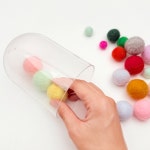 크리스마스 무드등만들기 키트 따뜻한 양모 led 폼폼 양모볼 조명 겨울 선물 : 달콩 마트