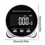 전자 눈금자 충전식 8 기능 STANDBUY 측정기 HD 긴 거리 LCD 다기능 도구 A : 더큰행복4