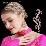 댄스 머리 장식 라틴 현대 표준 대회 중동 라인 석 수제 : 베스트종합판매점