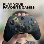 드림컨트롤러 배트맨 고탐 과르디안 커스텀 X박스 컨트롤러 무선 원/시리즈 X/S와 호환되 : 러쉬웨이브