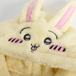 G1669 먼작귀 우사기 잠옷 2종세트 가운 수건 바지 수면 홈웨어 집들이 선물 : 쿠마네상점