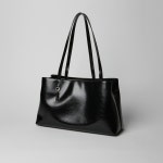 [단독] [마르헨제이] 로미백 L 보부상 노트북 비건레더 여성가방 숄더백(블랙 4/8 순차배송) : 마르헨제이