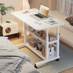 퓨핸 사이드테이블 높이조절 이동식 테이블 쇼파 소파 간이 책상 보조 티테이블 소형 미니 60x40 : 아미츠