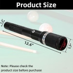 코보 풀 큐 익스텐더, 12 6인치 당구 풀 큐 익스텐더, 알루미늄 스누커 큐 익스텐더, 9볼 당구 스틱 액세서리 익스텐더 : 담소바이브