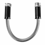 보울라이프 메탈 쇼트 가든 호스 1피트 커넥터, 제습기용 배수 소형 물 확장 고압 비브 릴 익스텐더, RV 실외용 식수 1 Feet : 픽앤샵1