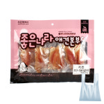 좋은나라애견본부 육포 300g(G) 치킨미니닭갈비, 150g, 5개 : 바른펫