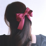 왕리본 머리핀 예쁜 프린세스 리본핀 반묶음 여아 파티 발표회 헤어 삔 : 당당리본