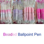 40Pc 구슬 펜 크리 에이 티브 플라스틱 파란색 된 인쇄 가능한 DIY 어린이 학생 사무 용품 선물 : 젠트록스