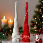 실리콘 몰드 산타 모양 양초 향초 만들기 수제 책상 장식 : 루나바이지