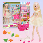 어서오세요 미미 24시 편의점 유아 역할 마트 가게 놀이 세트 여아 인형 장난감 : 쥐뱅마켓