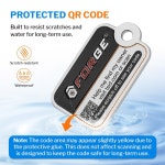 스마트 분실물 수하물 태그, 글로벌 추적 수하물, PK) 보초 4 기반 (블랙 가방, DS-9R 등 시스템 위조하기 여행 ID Whit 2 Pk Small : 옥지다