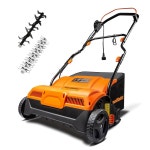 LawnMaster GVB1316 전기 16인치 13암페어 디태처 및 스카피퍼, 12갤런 컬렉션 백 포함 DS-56 16-Inch : 트랜디박스1