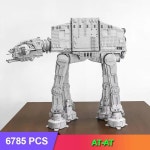 AT Armored Walkers 6785pcs Modle 75313 Moc 아이디어 모듈 형 빌딩 블록 벽돌 교육 장난감 어린이를위한 크리스마스 선물... 