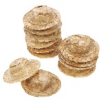 라탄 화분커버 장식 미니어처 액세서리 카우보이 소품 밀짚 공예 미니 멕시코 모자 파티 : 코알라둘