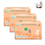 유기농본 울트라슬림 날개형 생리대 소형 28매입x3팩 유기농순면커버 : 타이디 라이프