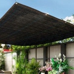 야외 그늘막 차단막 자외선 차광막 캠핑 햇빛 차단 3x3m : 올인올샵89