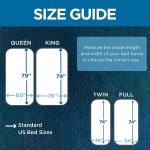 멜리우스 슬랫슈어 퀸 사이즈 벙커 보드 - 처진 매트리스 또는 플랫폼 침대용 헤비 듀티 수직 침대 슬랫 및 접이식 나무 지지대, 박스 스프링... 
