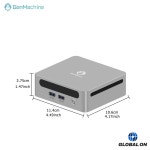 젠머신 라이젠 5 6600U 미니 PC 3.8GHz-4.4GHz TDP 윈도우 11 LPDDR5 16G WIFI6 게이밍 DIY 컴퓨터 : 설악소소온