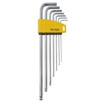 와이즈 WLB330N-7S 하드 볼 포인트 육각 렌치 롱, 7피스 세트 black 7병 세트 : 다우상사무역