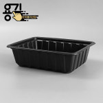 일회용 실링용기 23186 SW84호 화이트 블랙 배달 포장 용기 위생포장 고강도 PP (500개) : 한국용기산업