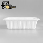 일회용 실링용기 23186 SW84호 화이트 블랙 배달 포장 용기 위생포장 고강도 PP (500개) : 한국용기산업