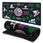 케이스 디자인 공식 라이선스 하 디스코 그래픽 23 62 x 11 81 0 12 인치(600 300 mm) L 게이밍 오 데스크 PC 키보드 마우스 매트 패드... 