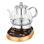 브루어 유리 전기 약탕기 주전자 가정용 홍차 차탕기 스마트 티 : 아라가나다고야도이길