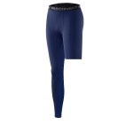 티류으스 여성 스포츠 레깅스 타이츠 ZA 008 블랙 롱 좌 쇼트 우 S : 란시스터