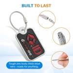 스마트 분실물 수하물 태그, 글로벌 추적 수하물, PK) 보초 4 기반 (블랙 가방, DS-9R 등 시스템 위조하기 여행 ID Whit 2 Pk Small : 옥지다