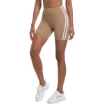 조예핀 통기성 하이웨이스트 요가 반바지 플러스 사이즈 여성 스트라이프 컬러 블록 러닝 피트니스 액티브웨어 옵션 1 Small : 포멜로하우스