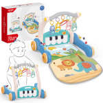 하늘썬별 2in1 휠 피아노 체육관 걸음마 블루 heanhe0637 : 하늘썬별