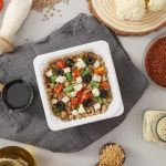 푸드씽크 통곡물 저당 식단 도시락 오이스터소이앤그레인 간편식 직장인 냉동도시락 웜그레인샐러드 : 주식회사 밸런스트리