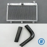 알루미늄 라디에이터 및 실리콘 호스 스즈키 RG400 감마 2 스트로크 397 498 cc : 올데이마켓17