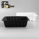 일회용 실링용기 23186 SW84호 화이트 블랙 배달 포장 용기 위생포장 고강도 PP (500개) : 한국용기산업