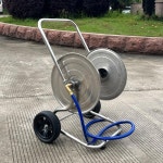 스테인리스 스틸 수도관 보관대 가정용 호스 릴 세차용 꽃 물주기용 호스 자동차 호스 릴 정원 호스 릴 : DiEU종합쇼핑몰십삼