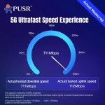 PUSR BE6500 듀얼 밴드 기가비트 5G NR WiFi7 라우터 고정 무선 액세스 FWA 퀄컴 X62 4 PoE 2.5G LAN 포트 NR370i : essenlogis