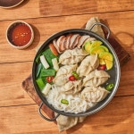 평양식 손만두 전골 얇은피 수제 : 올면