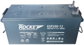 [ESP200-12] 12V 200AH 산업용 배터리 무누액 밀폐형 로케트 : 피엠테크