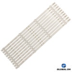 10/30PCS LED 백라이트 스트립 DS50M73-DS07-V01 49 인치 50 akai aktv505 TV DSBJ-WG 10pcs : 태백글로벌온