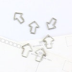 DS EU 투투 사무실 종이 편지지 색상 책갈피 H0199 실버 화살표 큐피드 30 학교 : 알로직셀